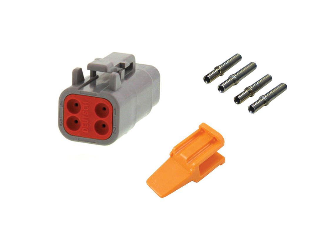 Repair kit connector Deutsch 4 way DTM06-4S female